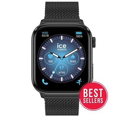 Montre Connectée ICE Smart 3.0 - Noir - Milanese - Écran AMOLED 1,78" - GPS