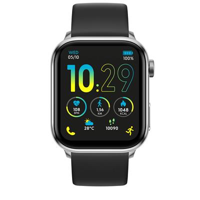 Montre Connectée ICE Smart 3.0 - Silver et Noir - Écran AMOLED 1,78" - GPS