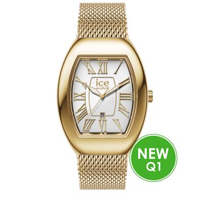 Montre ICE Boliday - Dome Metal Mesh White GD Small 3H+D (Référence : 024487)