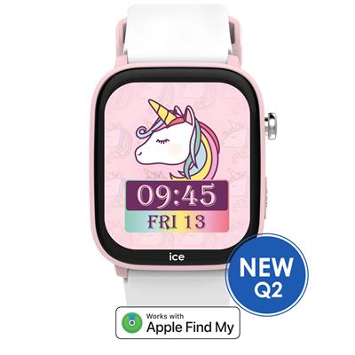 ICE Smart Junior 3.0 - Find My - Pink - White - 1.75" AMOLED