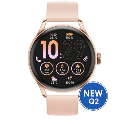 Montre Connectée ICE Smart 3.0 - Rose Gold et Nude - Écran AMOLED 1,2" - GPS