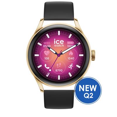 Montre Connectée ICE Smart 3.0 - Or et Noir - Écran AMOLED 1,2" - GPS