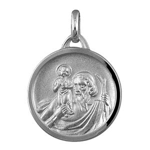 Médaille Saint Christophe Ronde Argent