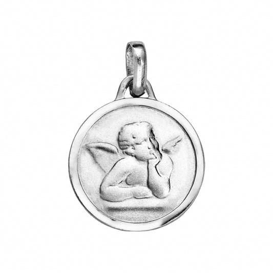 Médaille Ange ronde Argent