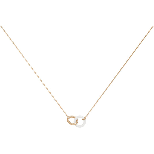 COLL. PL.OR EO 3M14K 26 OZ ET CERAM.BLANCHE-42+3CM