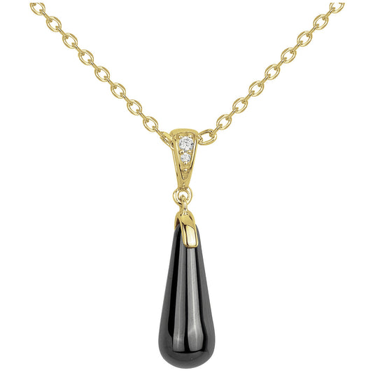 COLL. PL.OR EO 3M18K, 2 OZ ET CERAM. NOIR +3CM
