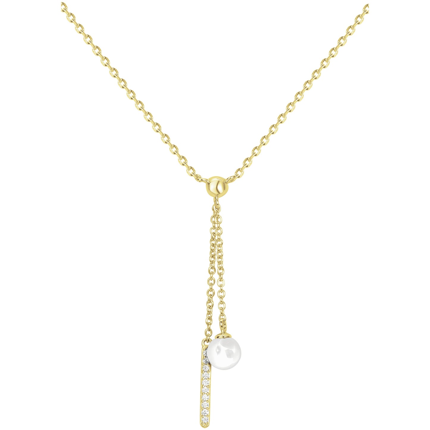 Collier Plaqué Or Femme Phebus Céramique et 10 Oxydes