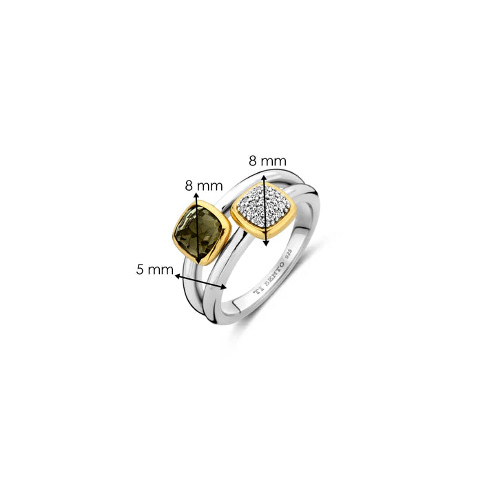 Bague TI SENTO 12352KA en Argent