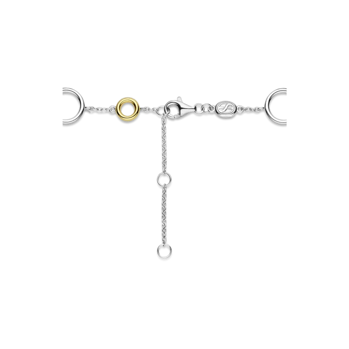 Bracelet TI SENTO Argent Plaqué Platine & Or Jaune – Symbole Infini
