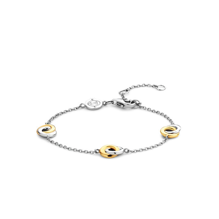 Bracelet TI SENTO Argent & Or Jaune Infini 2925SY