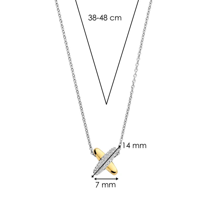 Collier TI SENTO Plaqué Or Jaune 34003ZY/42
