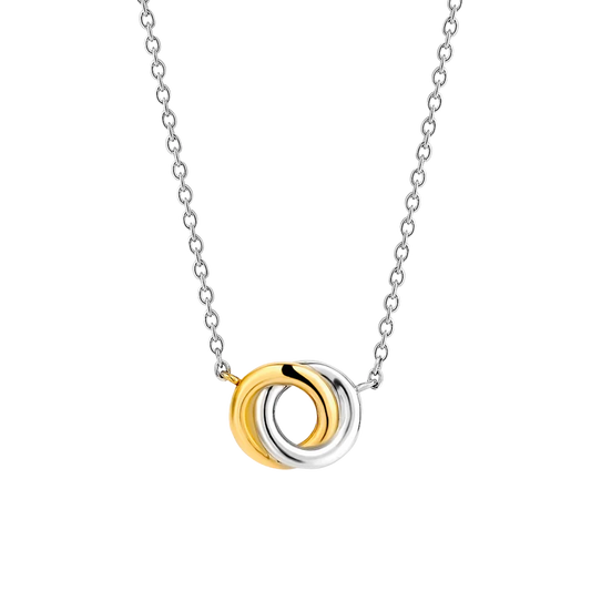 Collier TI SENTO Infini Argent & Plaqué Or Jaune 3915SY
