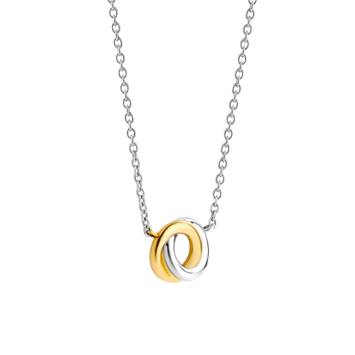 Collier TI SENTO Infini Argent & Plaqué Or Jaune 3915SY