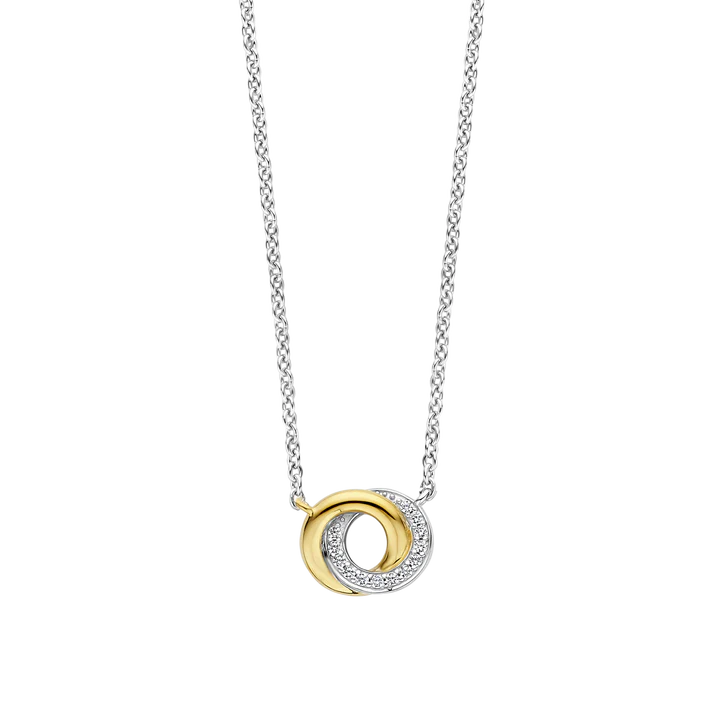 Collier TI SENTO Infini Plaqué Or Jaune & Zirconium 3915ZY