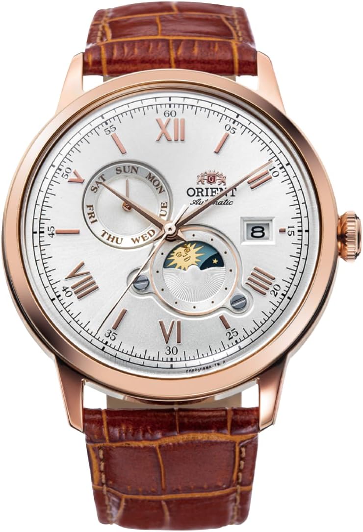 Montre Orient Sun & Moon Bracelet Cuir