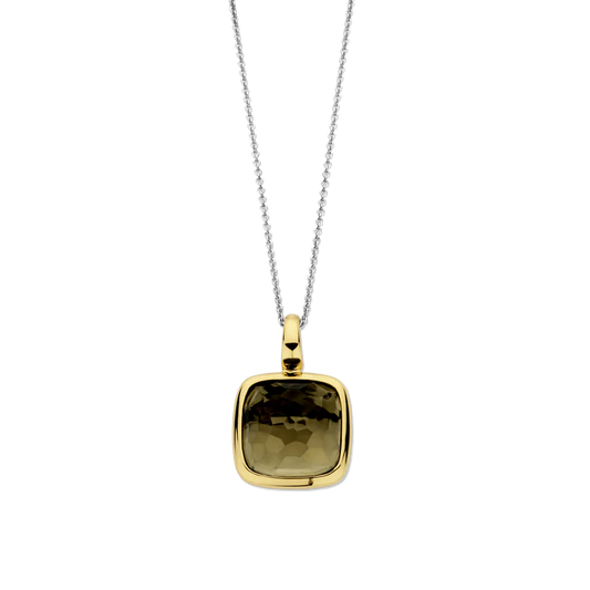 Pendentif TI SENTO argent 925 Plaqué Or Khaki
