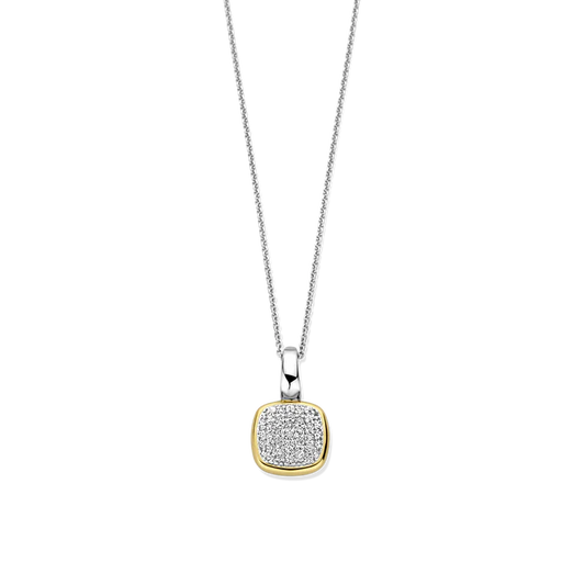 Pendentif TI SENTO Plaqué Or Géométrique