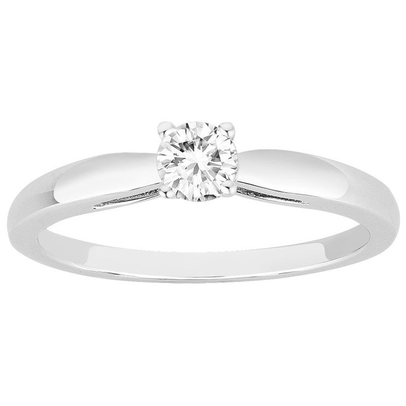 Solitaire en Argent 925‰ avec Oxyde de Zirconium