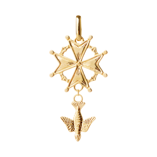 ✨ Croix  huguenote Plaqué Or –  ✨