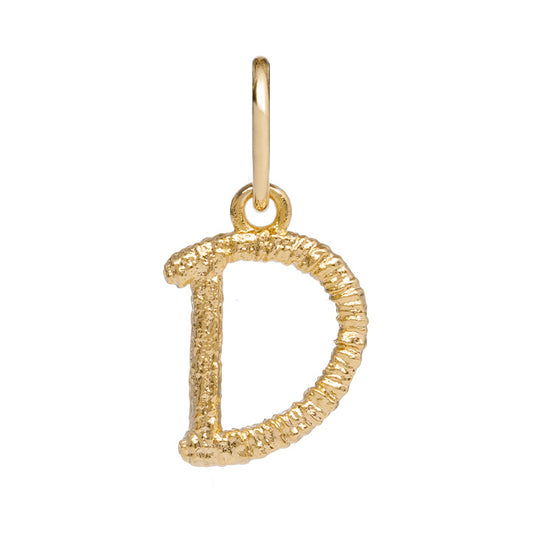 Lettre "D" Plaqué Or – Élégance et Intemporalité