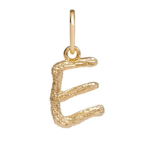 Lettre "E" Plaqué Or – Élégance et Intemporalité