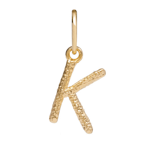 Lettre "K" Plaqué Or – Élégance et Intemporalité