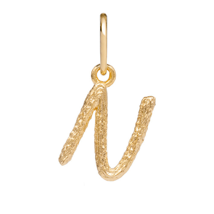 Lettre "N" Plaqué Or – Élégance et Intemporalité