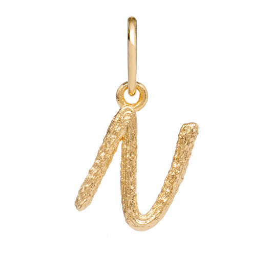 Lettre "N" Plaqué Or – Élégance et Intemporalité