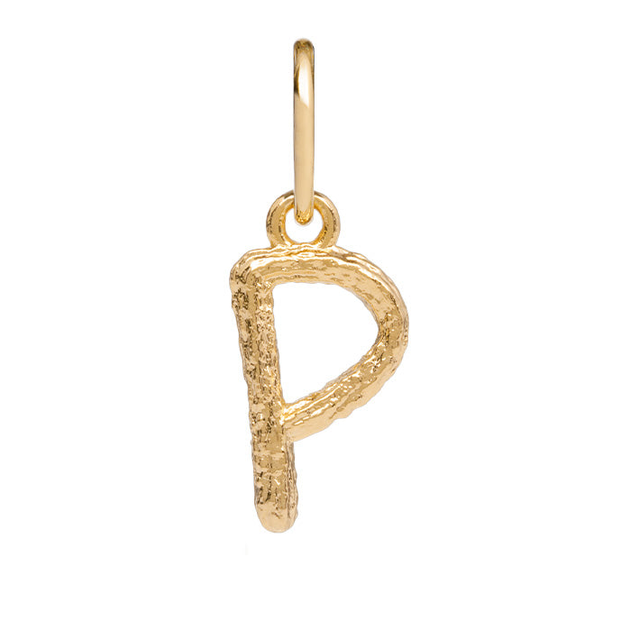 Lettre "P" Plaqué Or – Élégance et Intemporalité