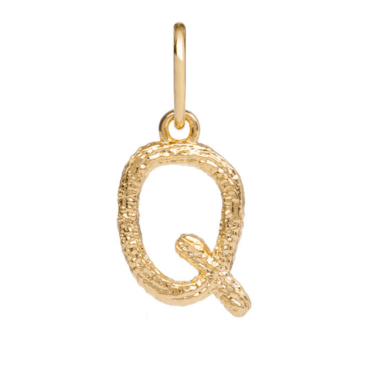 Lettre "Q" Plaqué Or – Élégance et Intemporalité