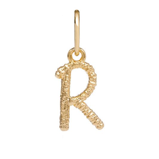 Lettre "R" Plaqué Or – Élégance et Intemporalité