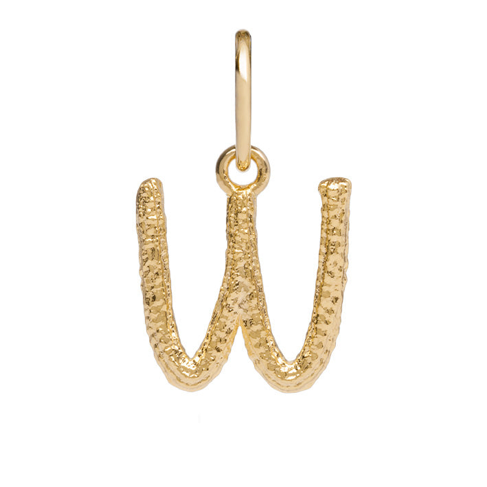 Lettre "W" Plaqué Or – Élégance et Intemporalité