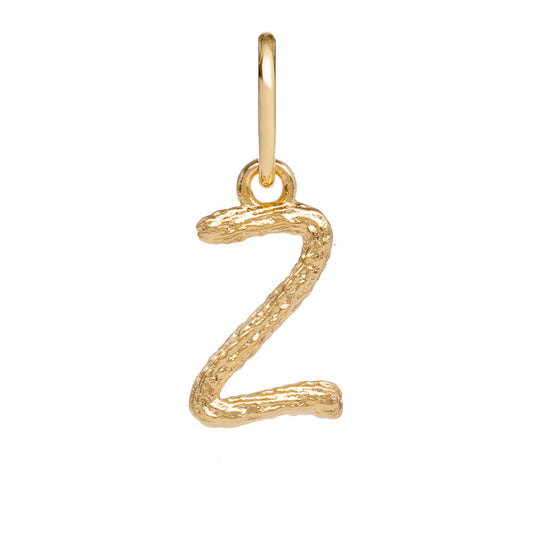 Lettre "Z" Plaqué Or – Élégance et Intemporalité