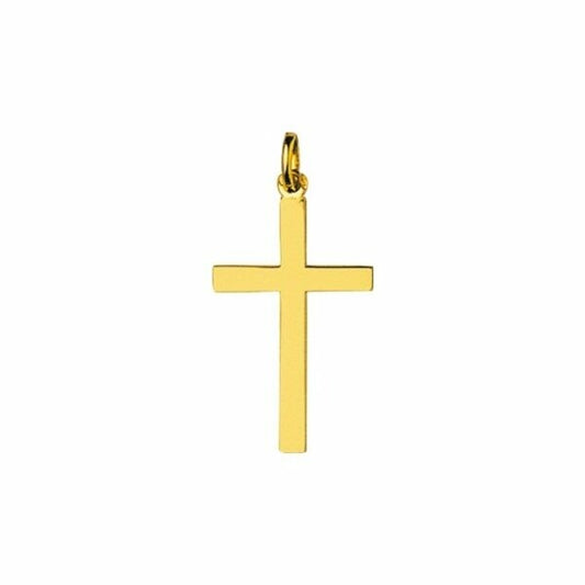 Pendentif Croix Or Jaune 18K Délicat 0,85g