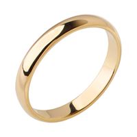 Alliance Plaqué Or 3mm – Élégance et Intemporalité