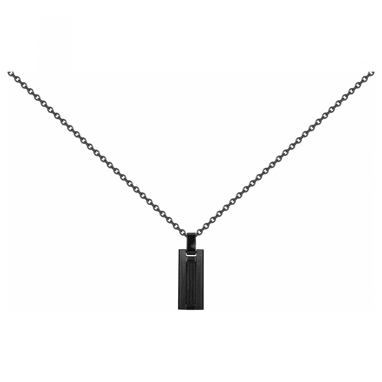 COLLIERS ACIER IPN CABLE NOIR-50+5CM