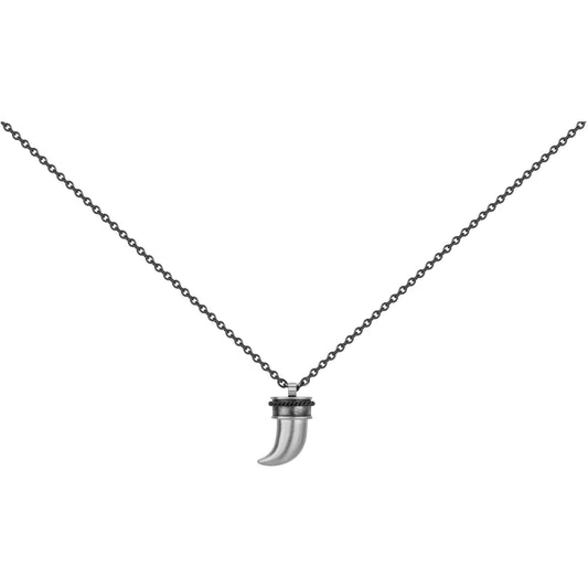 COLLIER ACIER VINTAGE-50+10CM