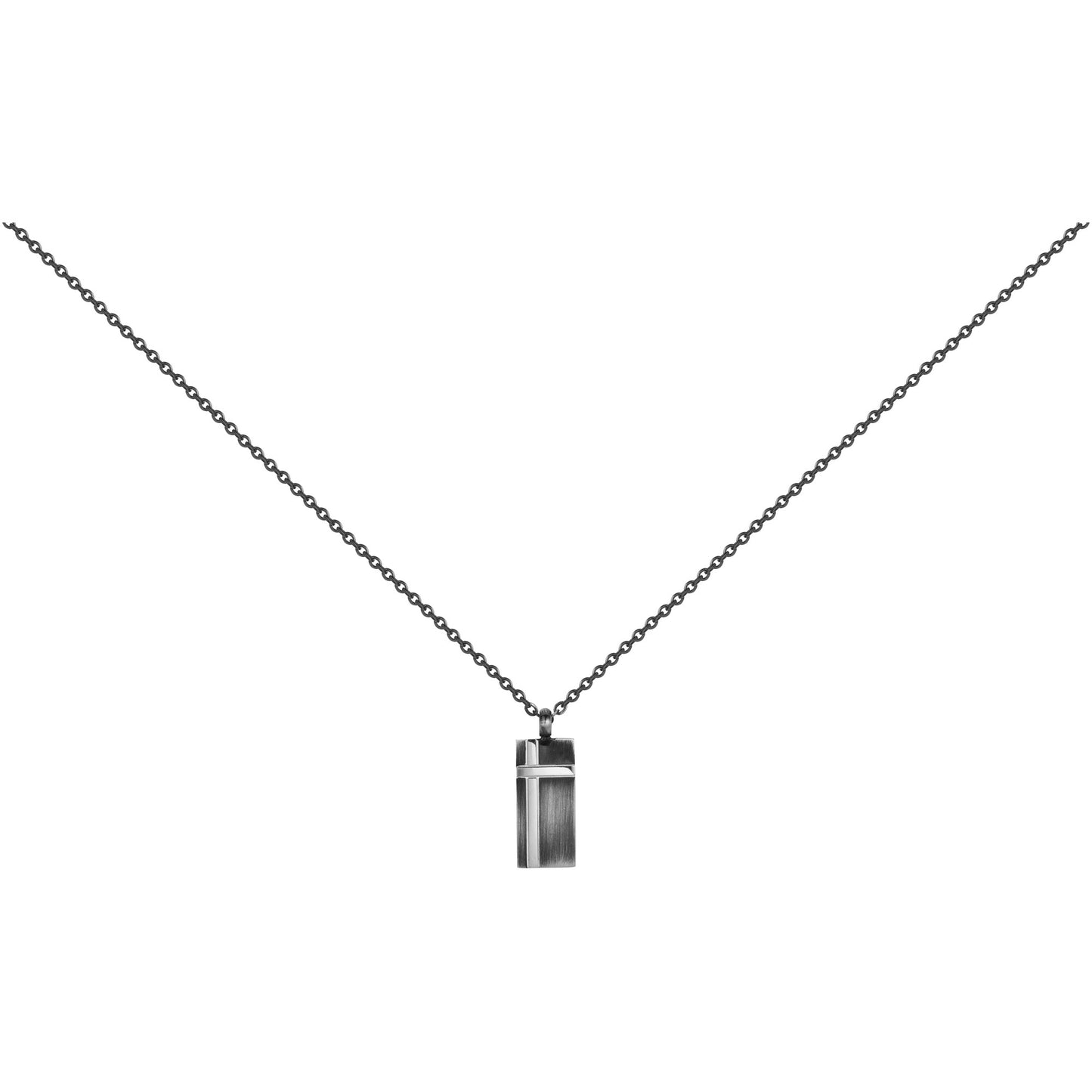 COLLIER ACIER VINTAGE-50+10CM