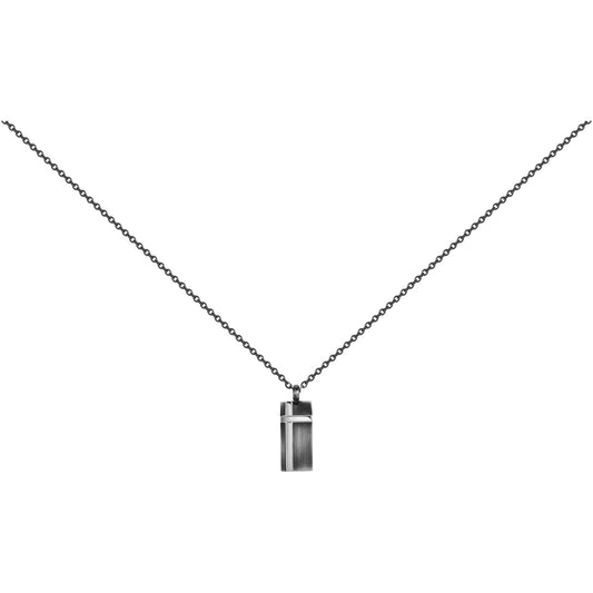 COLLIER ACIER VINTAGE-50+10CM