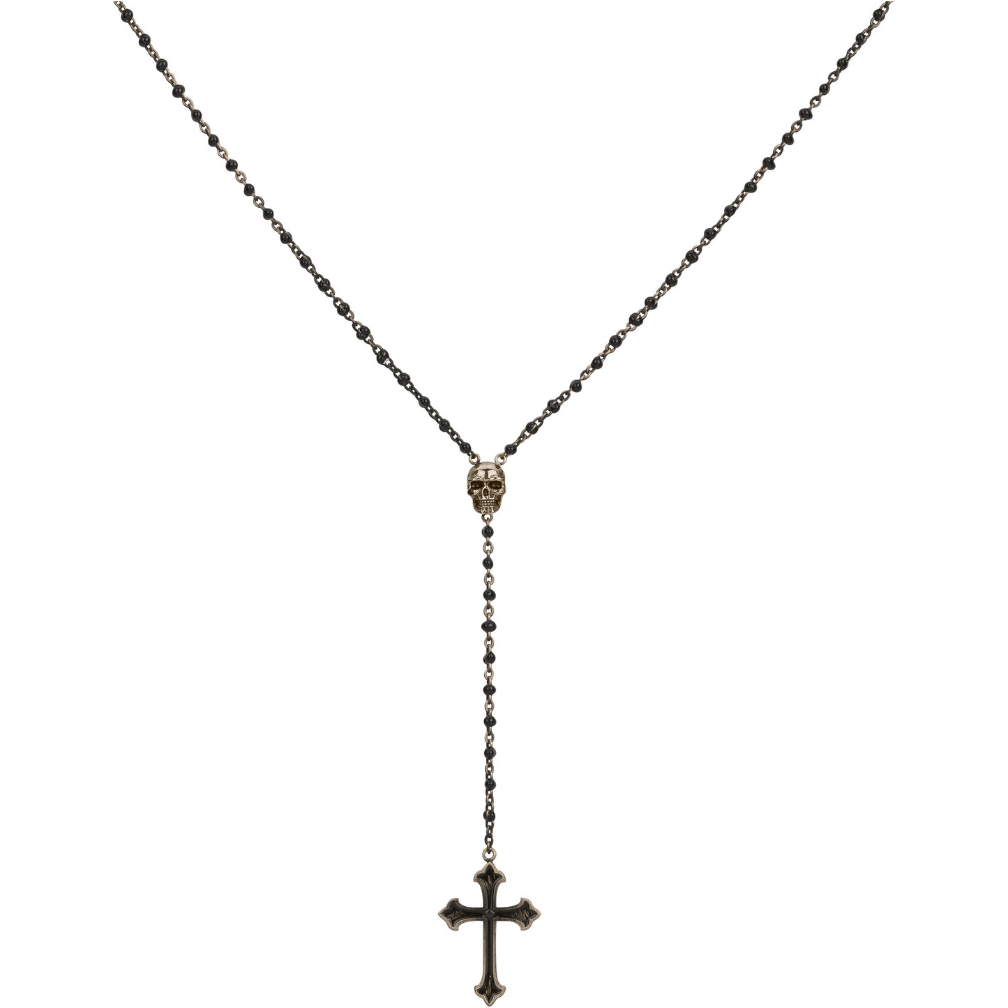 LEGEND COLL. ACIER IP VINTAGE CUIVRE ET RESINE NOIRE-50+5CM