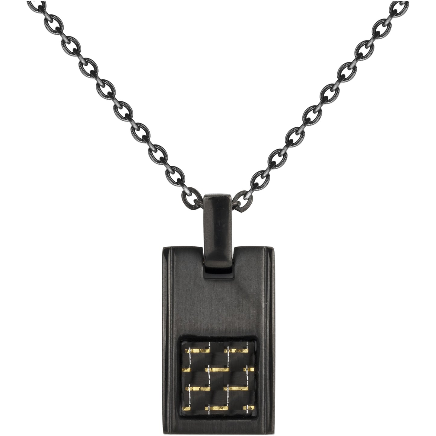COLLIER ACIER IPN CARB.JAUNE 50+5CM