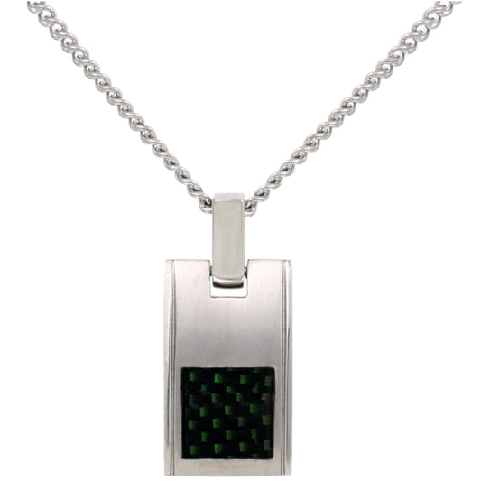 COLLIER ACIER CARB.VERT 50+5CM