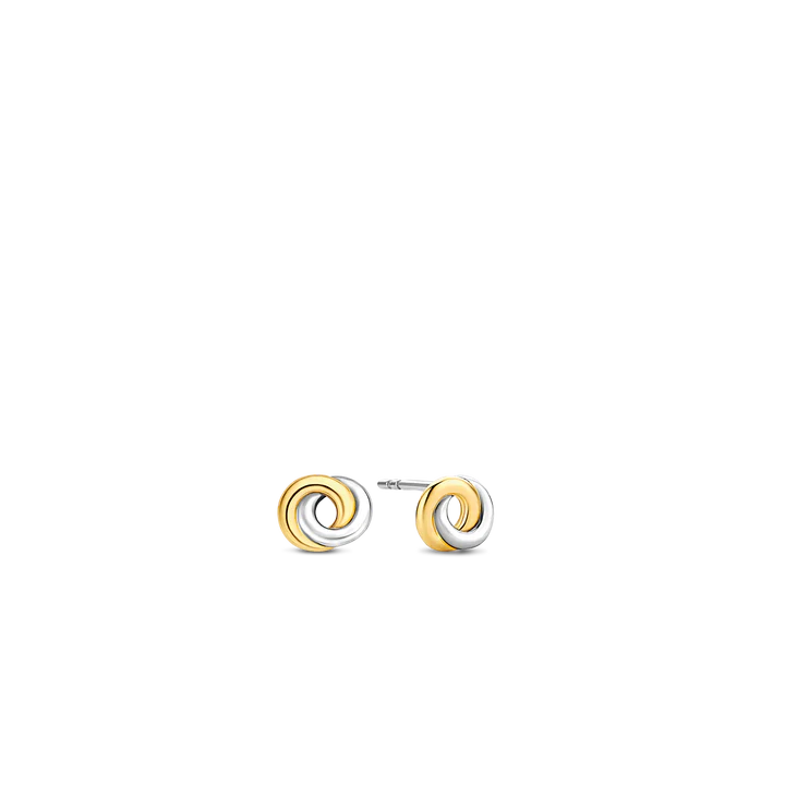 Boucles d'Oreilles TI SENTO Infini Plaqué Or Jaune 7784SY