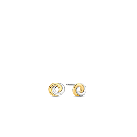 Boucles d'Oreilles TI SENTO Infini Plaqué Or Jaune 7784SY
