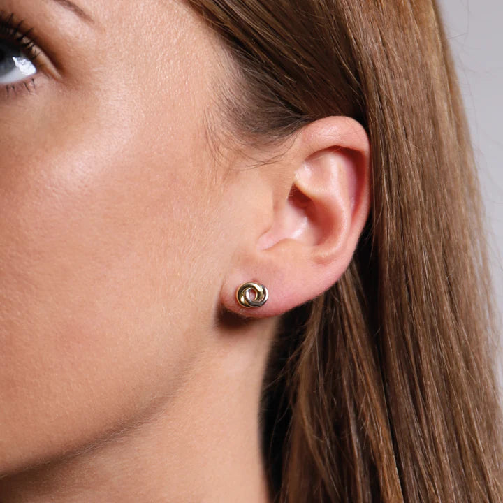 Boucles d'Oreilles TI SENTO Infini Plaqué Or Jaune 7784SY