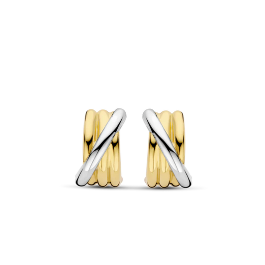 Boucles d'Oreilles TI SENTO Créoles Dorées 7960SY