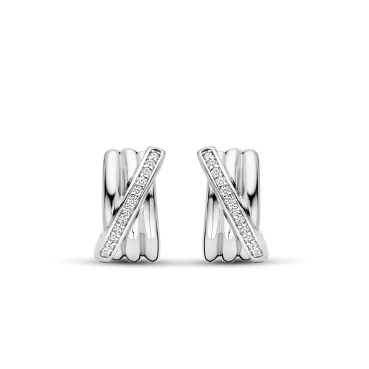 Boucles d'Oreilles TI SENTO Créoles Argent 7960ZI