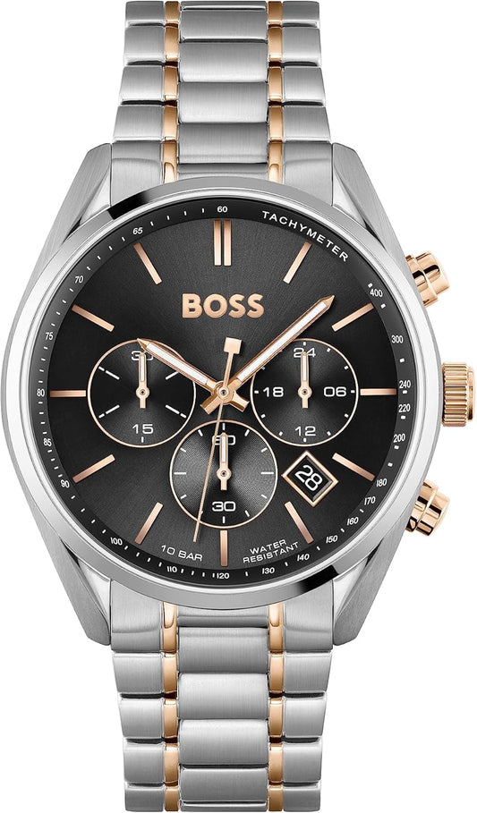 Montre BOSS Chronographe Quartz Homme 44mm – Collection Champion