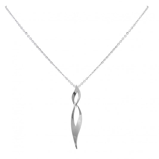 COLLIER/PENDENTIF ACIER 45+3CM