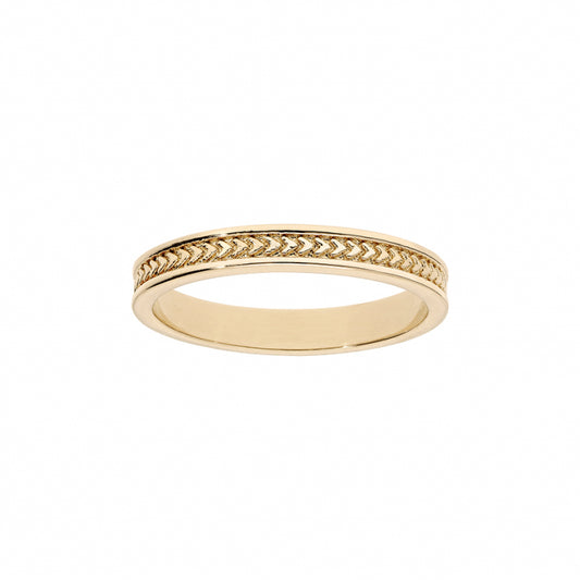 Alliance Plaqué Or  boule 3mm– Élégance et Intemporalité